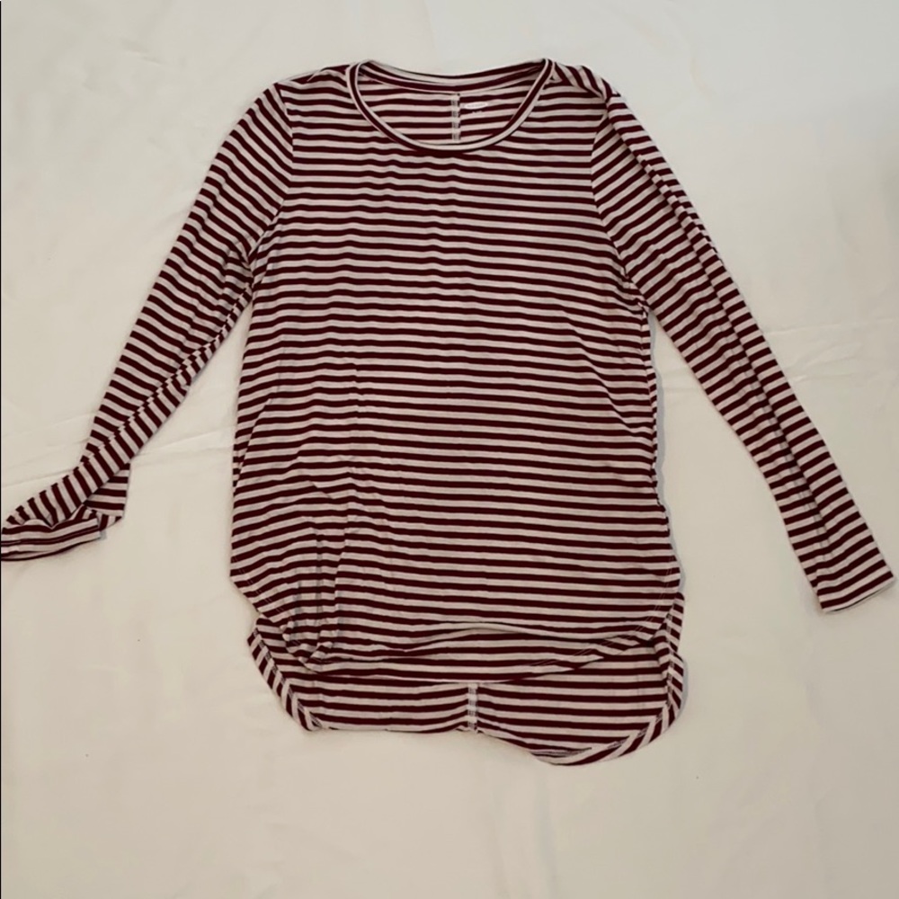 striped long sleeve shirt